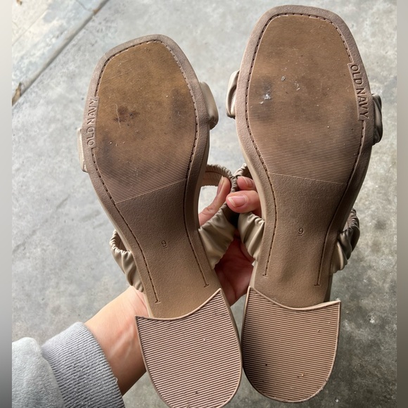 Nude Beige Heels Sandals - Picture 3 of 3